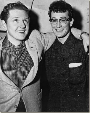 Red Robinson and Buddy Holly
